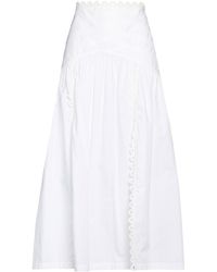 Sandro - Maxi Skirt Cotton, Polyester - Lyst