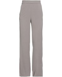 Kaos - Taupe Pants Polyester, Viscose, Elastane - Lyst