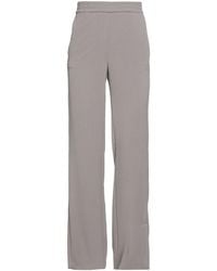 Kaos - Taupe Pants Polyester, Viscose, Elastane - Lyst