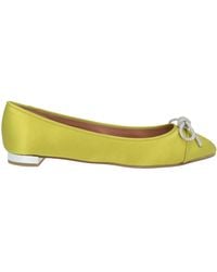 Aquazzura - Lime Ballet Flats Textile Fibers - Lyst