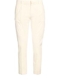 BE ABLE - Cream Pants Cotton, Elastane - Lyst