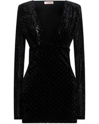 Kontatto - Mini Dress Viscose, Elastane - Lyst
