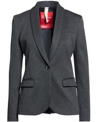 .., merci italia - Charcoal Blazer Viscose, Nylon, Elastane - Lyst