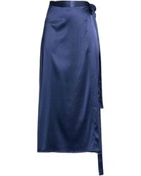 Roberto Collina - Maxi Skirt Silk, Elastane - Lyst