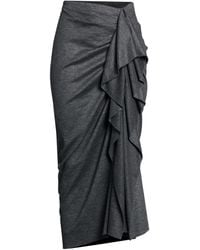 Fabiana Filippi - Maxi Skirt Virgin Wool, Polyamide, Elastane - Lyst