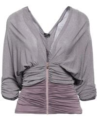Elisabetta Franchi - Top Viscose, Polyamide, Polyester - Lyst