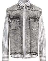 Dolce & Gabbana - Light Denim Shirt Cotton - Lyst