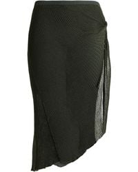 Isa Boulder - Dark Midi Skirt Rayon, Elastane - Lyst