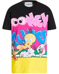 Iceberg - T-Shirt Cotton, Polyester - Lyst