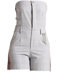 Liu Jo - Light Playsuit Polyester, Viscose, Elastane - Lyst