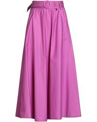 Kontatto - Fuchsia Maxi Skirt Cotton - Lyst