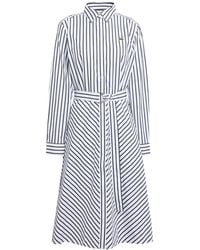 Lacoste - Midi Dress Cotton - Lyst