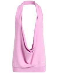 Gaelle Paris - Top Cotton, Polyester, Elastane - Lyst