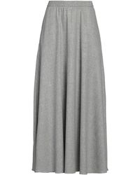 Emporio Armani - Maxi Skirt Virgin Wool, Cashmere, Elastane - Lyst