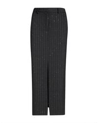 SIMONA CORSELLINI - Midi Skirt Polyester, Virgin Wool, Elastane - Lyst