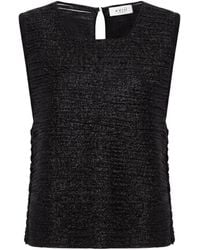 Aviu - Top Metallic Polyester, Polyamide - Lyst