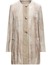 Gentry Portofino - Overcoat & Trench Coat Viscose, Silk - Lyst
