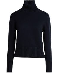 Alpha Studio - Midnight Turtleneck Merino Wool - Lyst