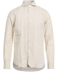 Canali - Shirt Linen - Lyst