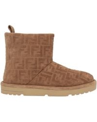 Fendi - Ankle Boots Leather - Lyst
