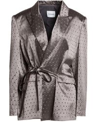 ANDAMANE - Blazer Viscose - Lyst