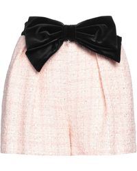 Elisabetta Franchi - Light Shorts & Bermuda Shorts Cotton, Acrylic, Polyester, Synthetic Fibers, Metallic Fiber - Lyst
