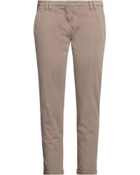 Eleventy - Taupe Pants Cotton, Elastane - Lyst