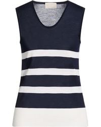 Drumohr - Midnight Top Viscose, Virgin Wool - Lyst