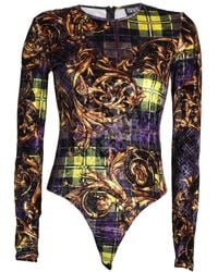 Versace Jeans Couture - Bodysuit Polyester, Elastane - Lyst