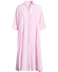 Peserico - Midi Dress Linen - Lyst