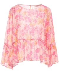 Jucca - Fuchsia Top Cotton, Silk - Lyst