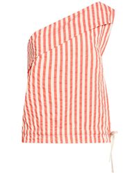 Alysi - Coral Top Viscose, Cotton, Silk - Lyst