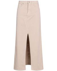 Department 5 - Denim Skirt Cotton, Elastane - Lyst