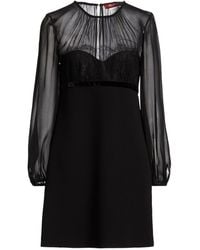 Max Mara - Mini Dress Silk, Acetate, Polyester - Lyst