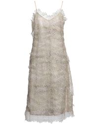 Ermanno Scervino - Midi Dress - Lyst