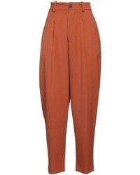 SOLOTRE - Pants Polyester, Wool, Elastane - Lyst