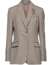Brunello Cucinelli Suit Jacket - Natural