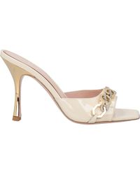 Gedebe - Ivory Sandals Leather - Lyst