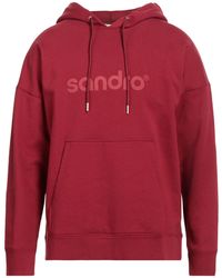 Sandro - Oversized Logo Hoodie - Lyst