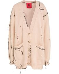 Aniye By - Cream Cardigan Acrylic, Alpaca Wool, Wool - Lyst