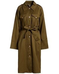 Ines De La Fressange Paris - Military Overcoat & Trench Coat Cotton, Linen - Lyst