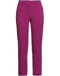 SIMONA CORSELLINI - Pants Polyester, Elastane - Lyst