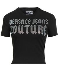 Versace Jeans Couture - T-Shirt Cotton, Elastane - Lyst