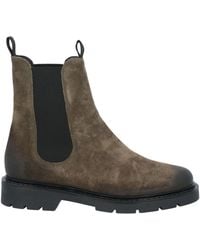 Carmens - Military Ankle Boots Leather - Lyst