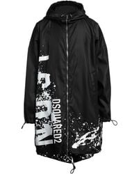 DSquared² - Overcoat & Trench Coat Polyamide - Lyst