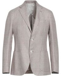 Lardini - Blazer Cotton, Linen - Lyst