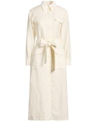 Really Wild Clothing - Midi Dress Wool, Linen - Lyst