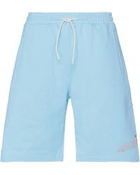 MSGM - Sky Shorts & Bermuda Shorts Cotton - Lyst