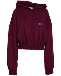 Gaelle Paris - Burgundy Sweatshirt Polyester, Viscose, Elastane - Lyst