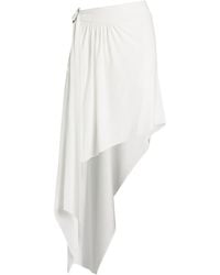 Alexandre Vauthier - Ivory Midi Skirt Viscose, Elastane - Lyst